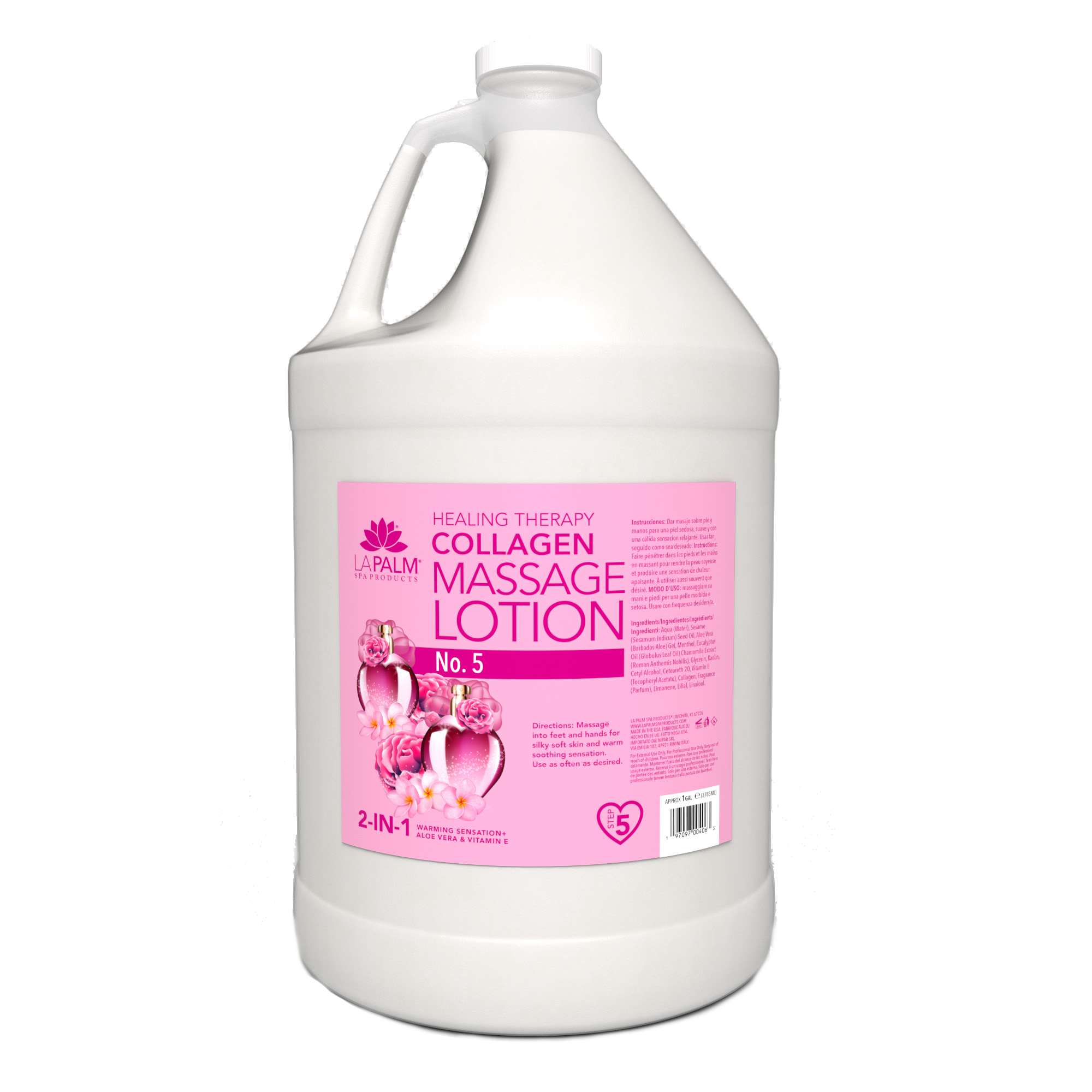 LaPalm Collagen Massage Lotion - No.5 (1 Gallon)